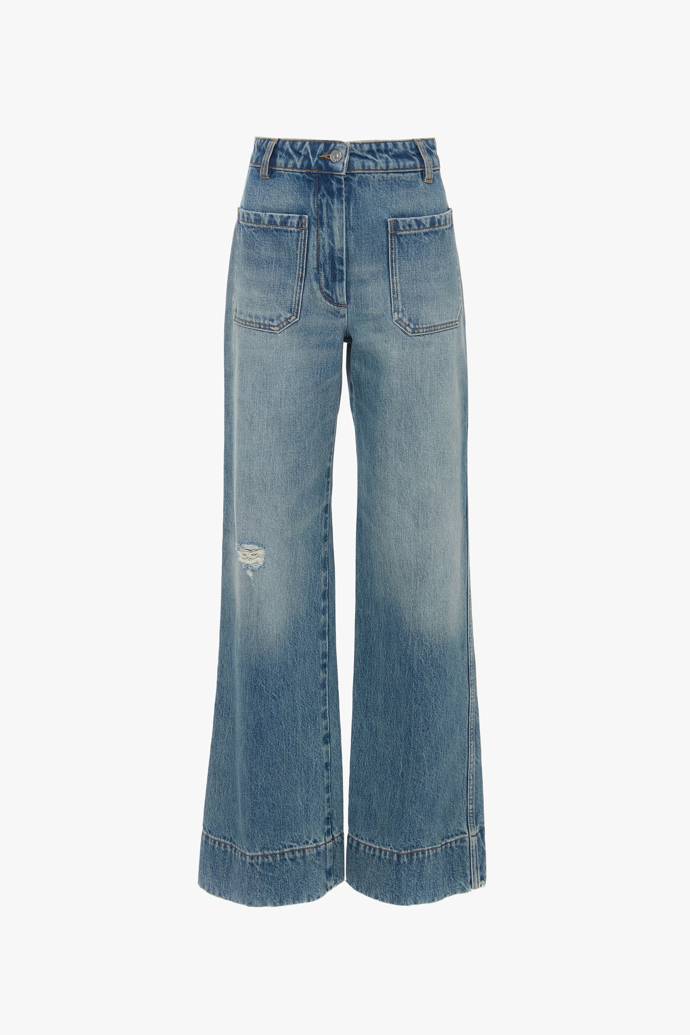Alina Jean In Worn Blue Wash - Image 6