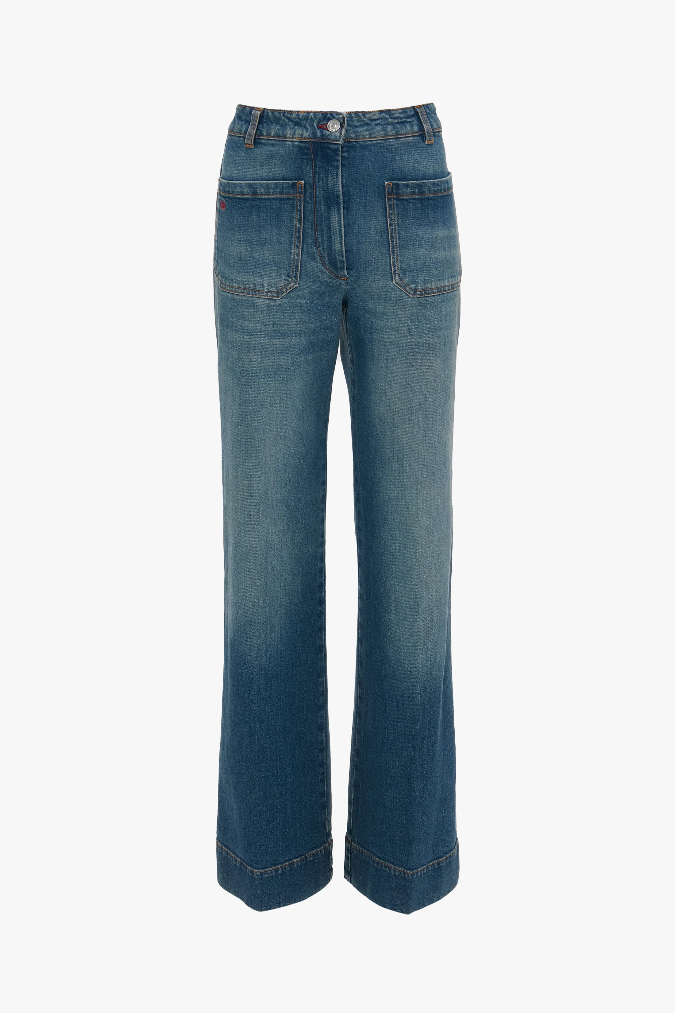 Alina Stretch Jean In Mid Blue - Image 6