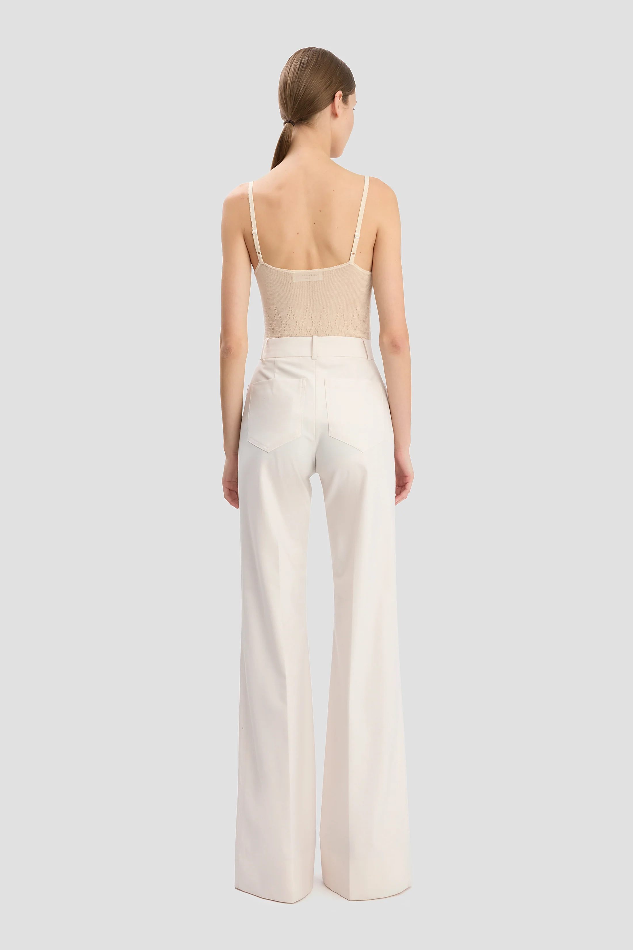 Alina Trouser In Bone - Image 4