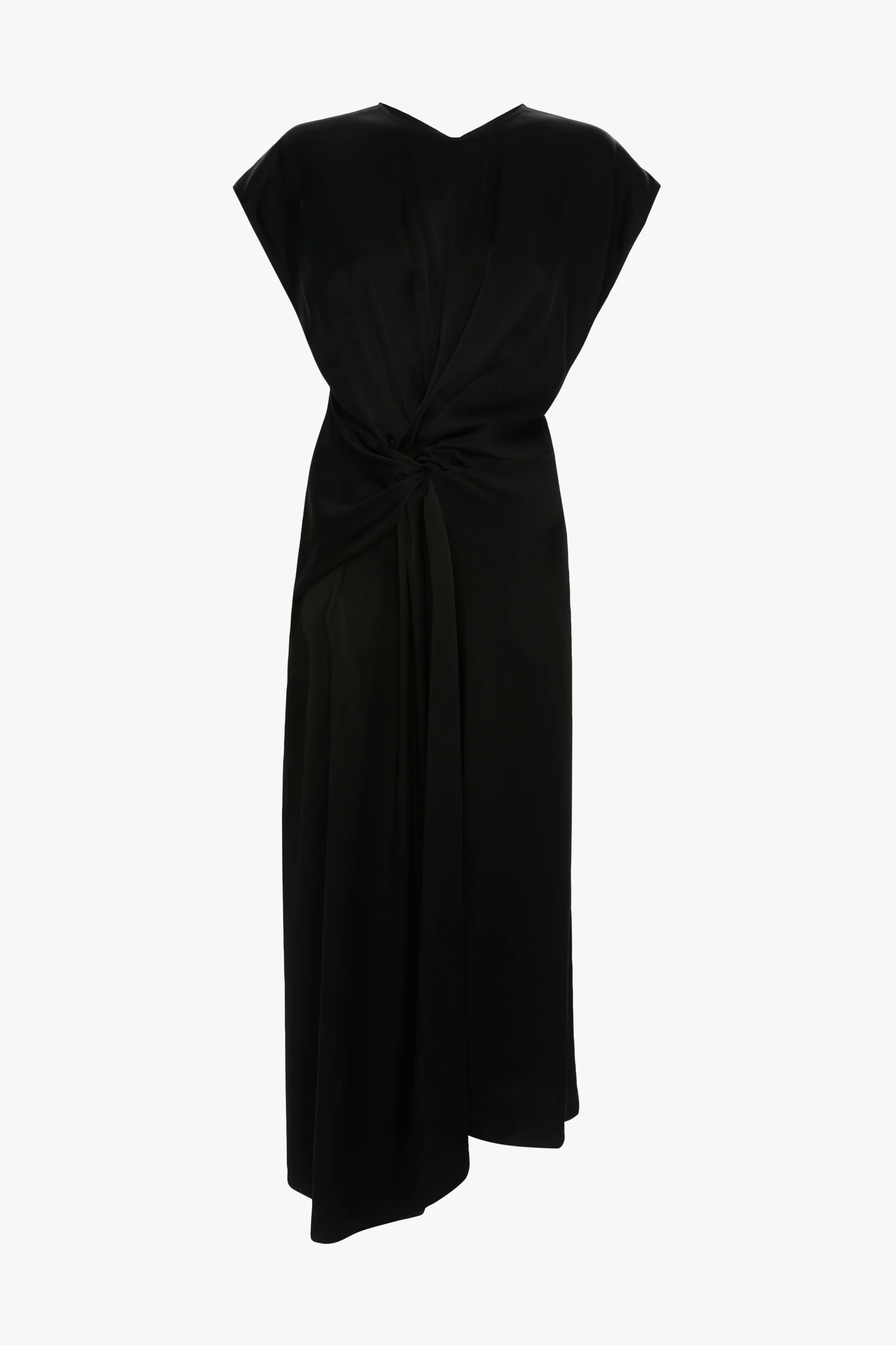 Aria Midi Dress In Black - Image 5