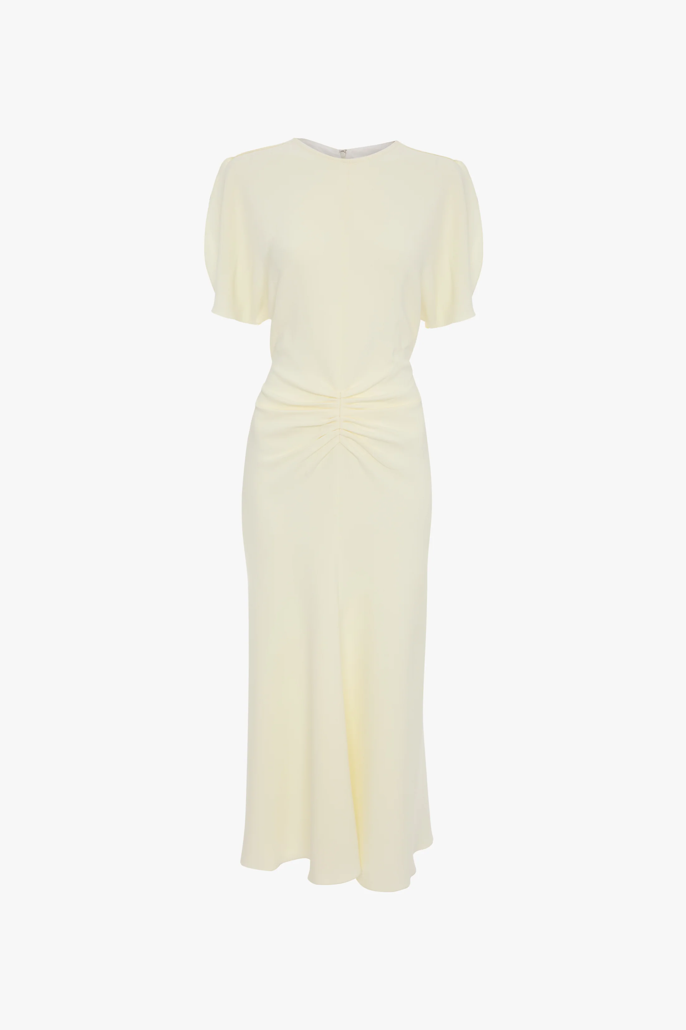 Bela Midi Dress In Bright Ivory - Image 5