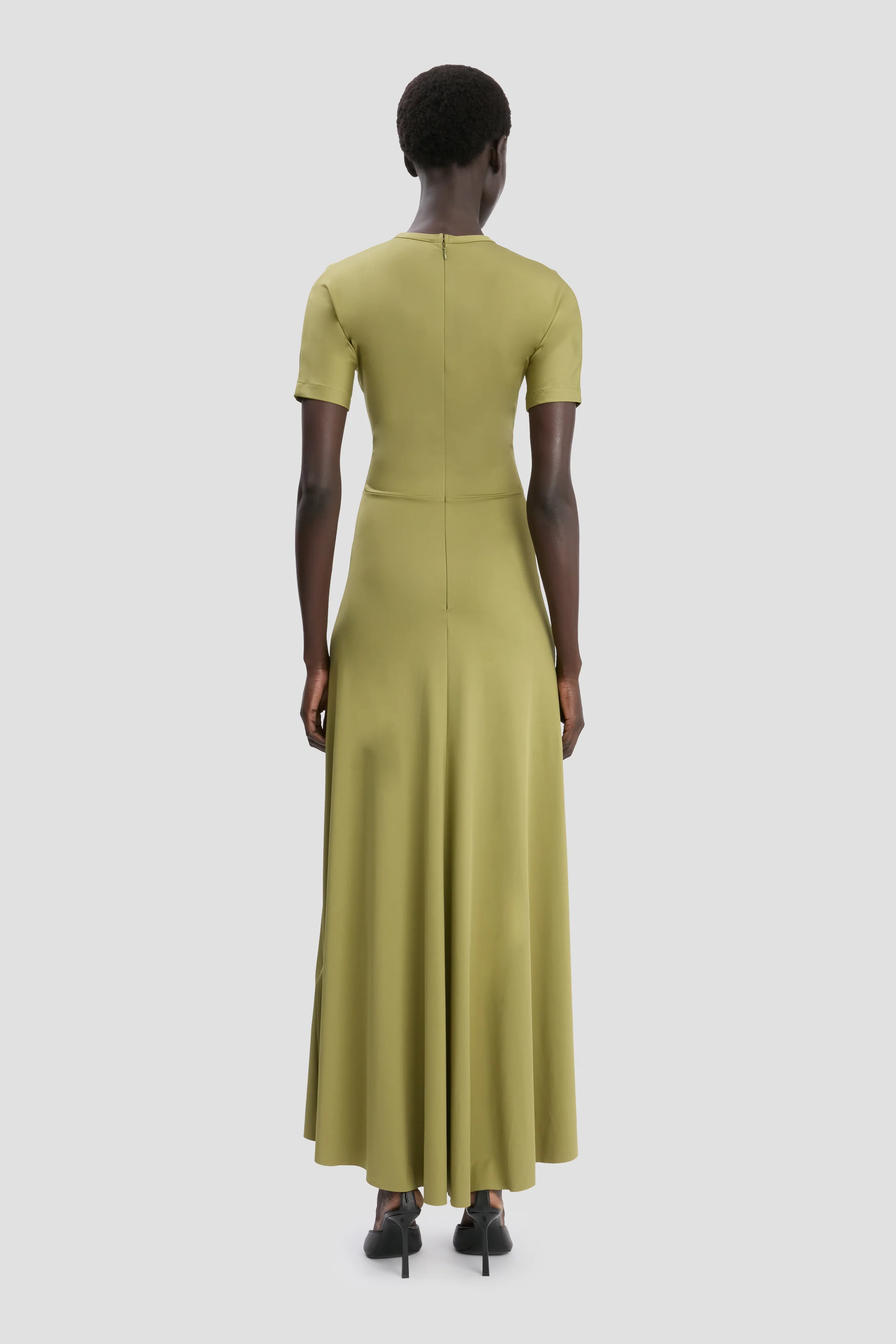 Blaire Midi Dress In Greenfinch - Image 5
