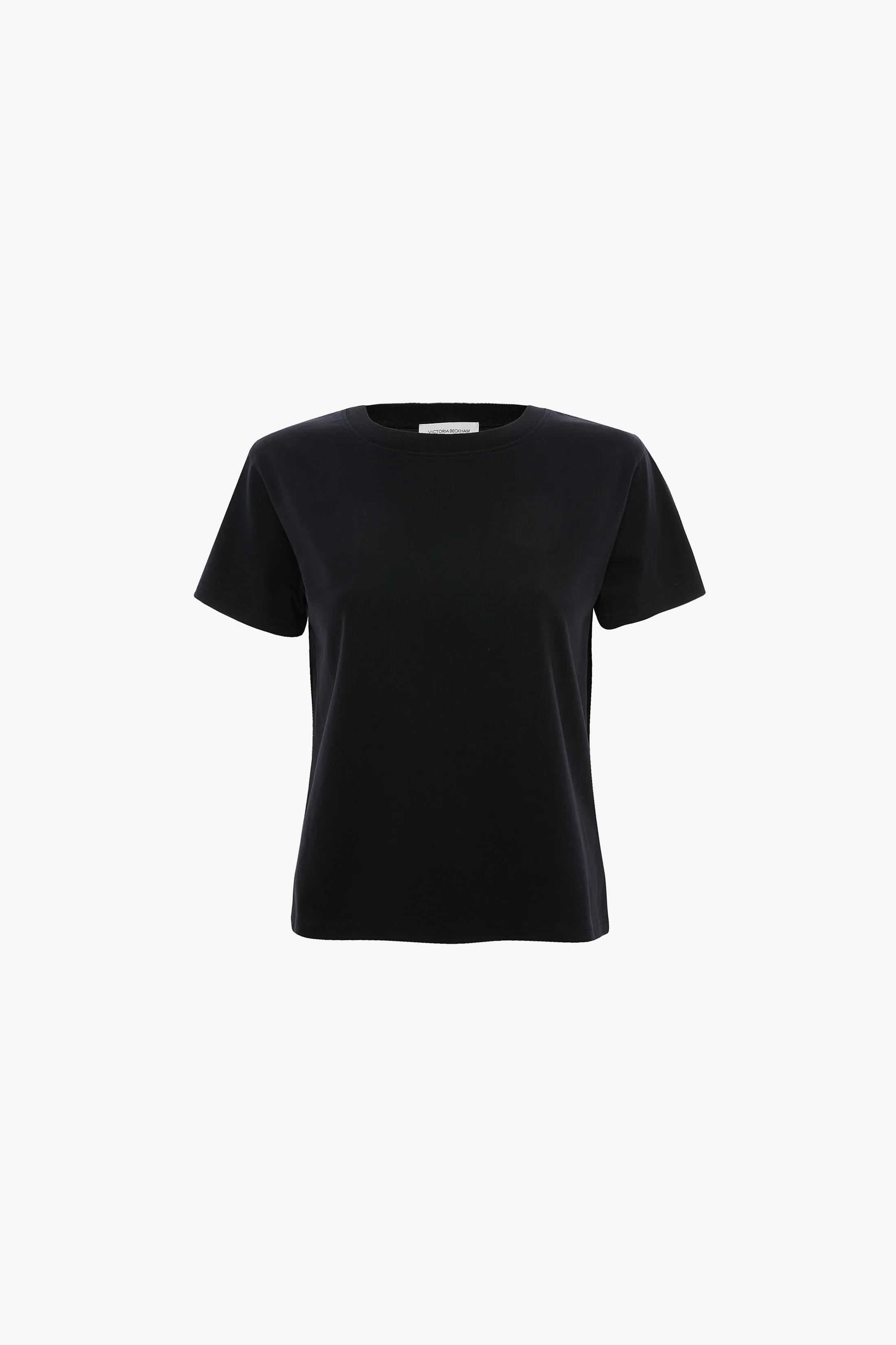 Shrunken Fit T-Shirt In Navy - Image 5
