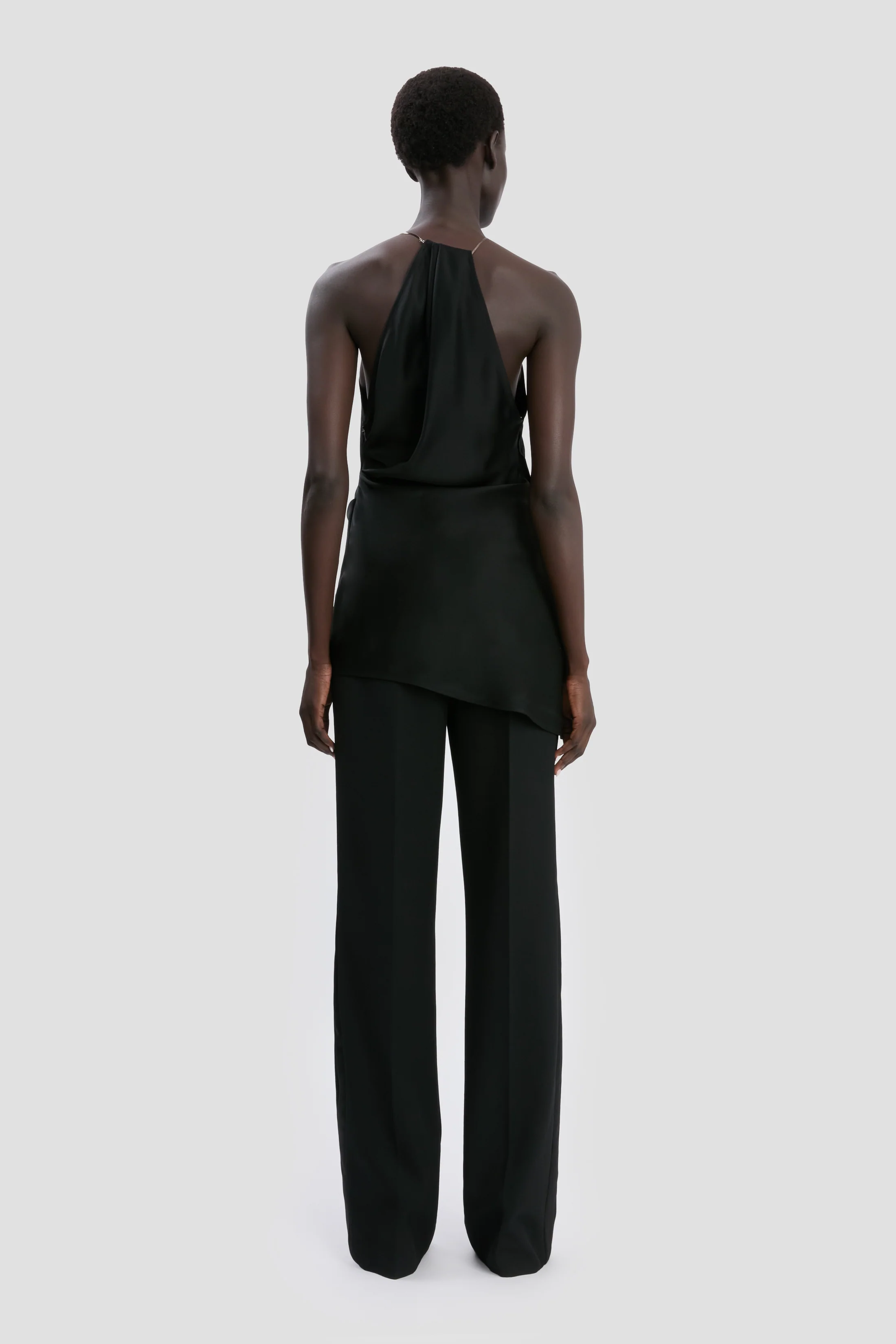 Chain Cami Top In Black - Image 4
