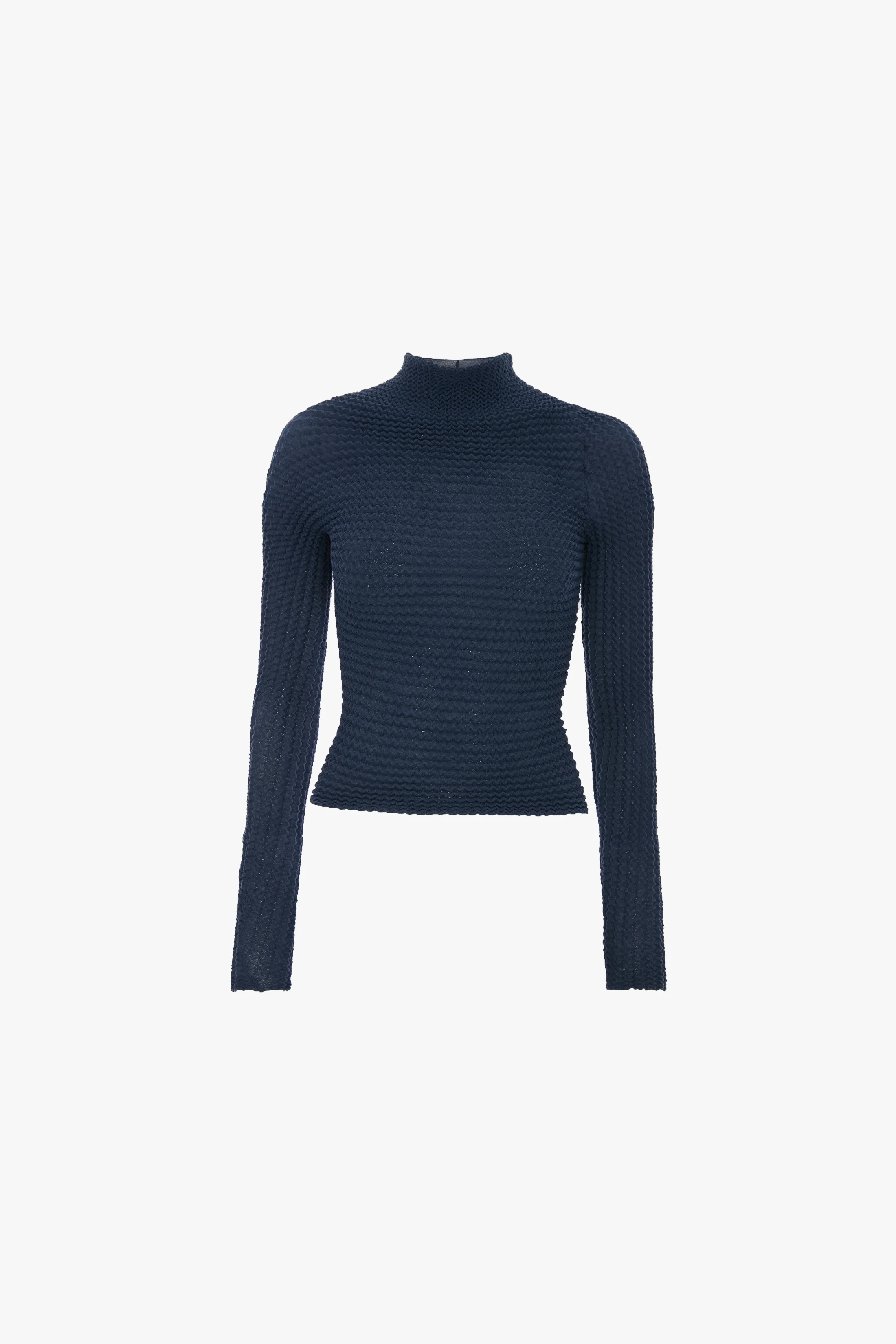 Cropped Knit Top In Eclipse - Image 5