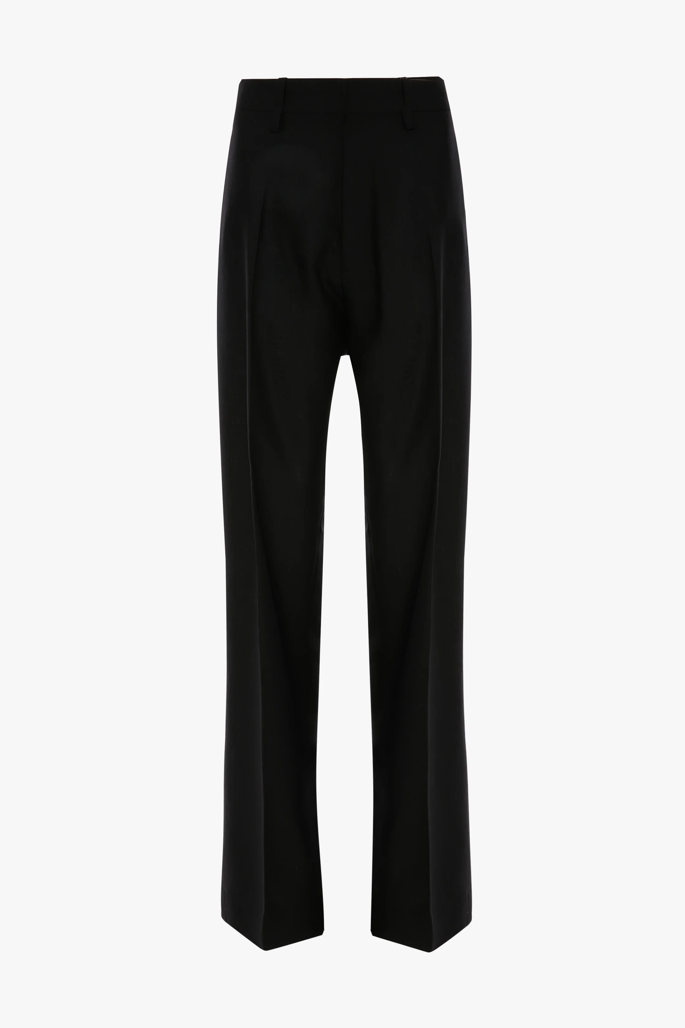 Curved Leg Trouser In Black - Image 5