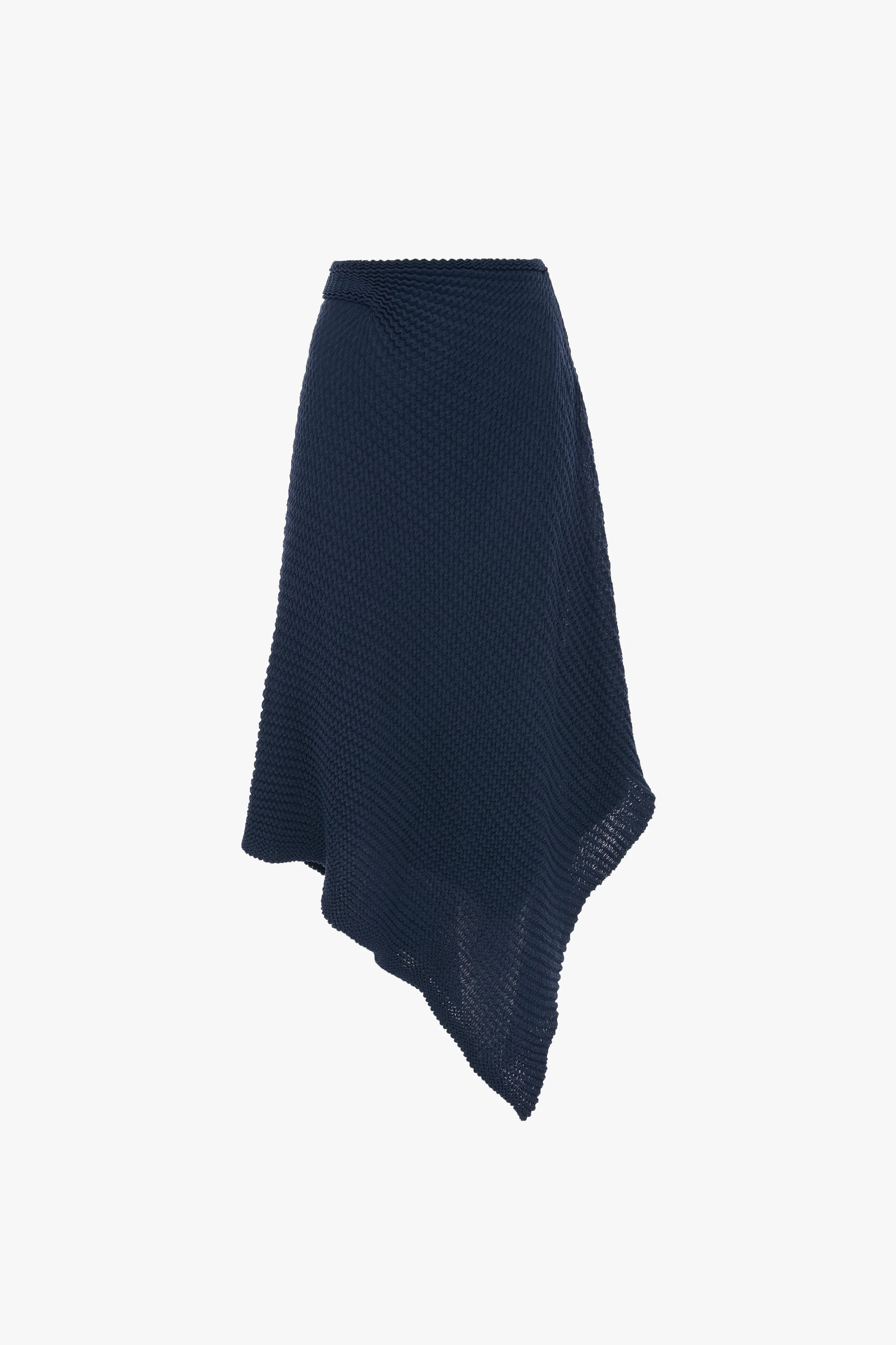 Draped Knit Midi Skirt In Eclipse - Image 5