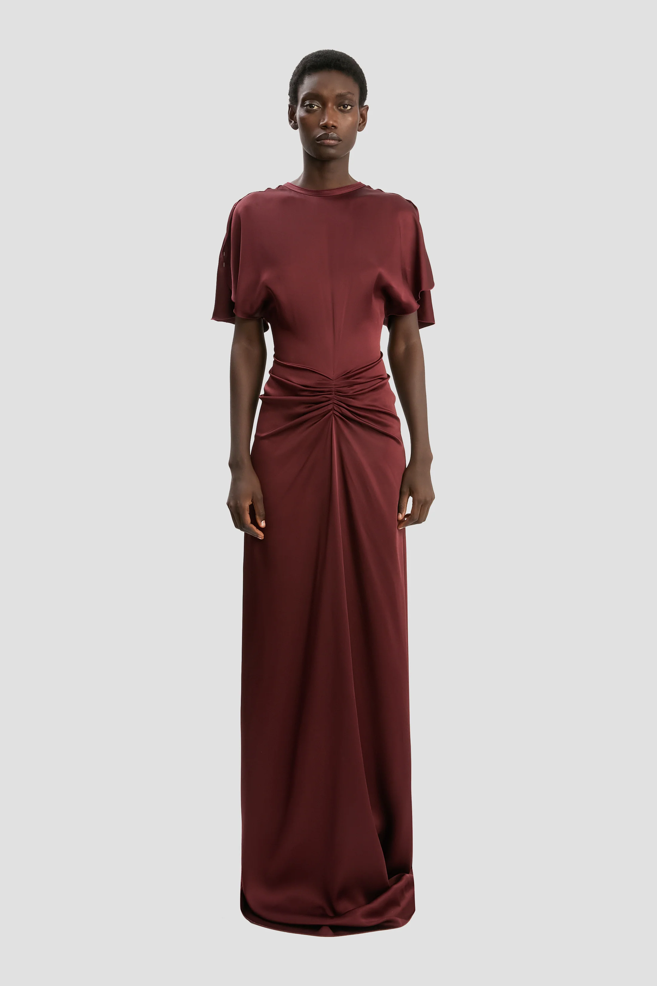 Isabella Gown In Cinnabar Red