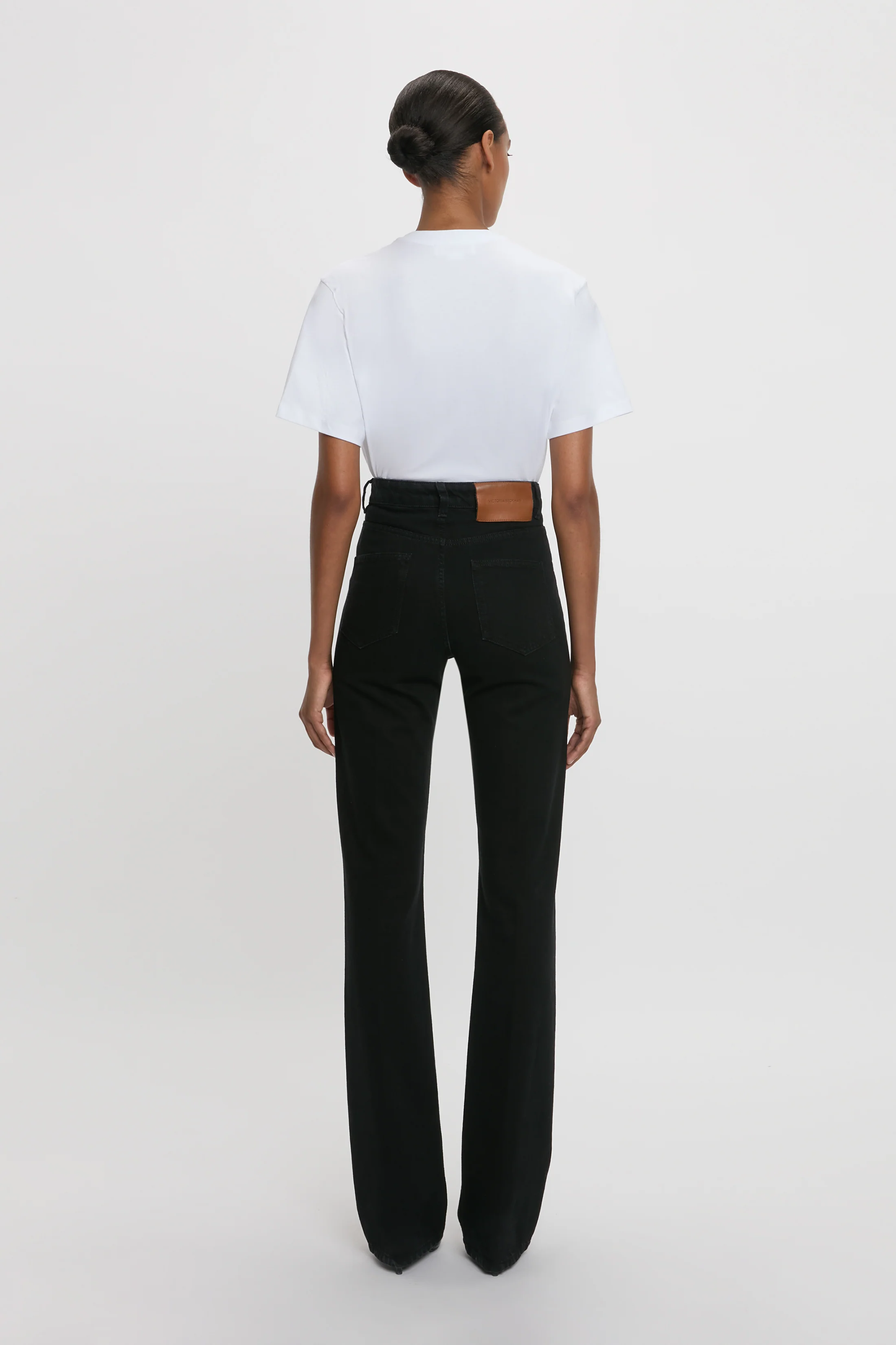 Julia Stretch Jean In Washed Black - Image 4