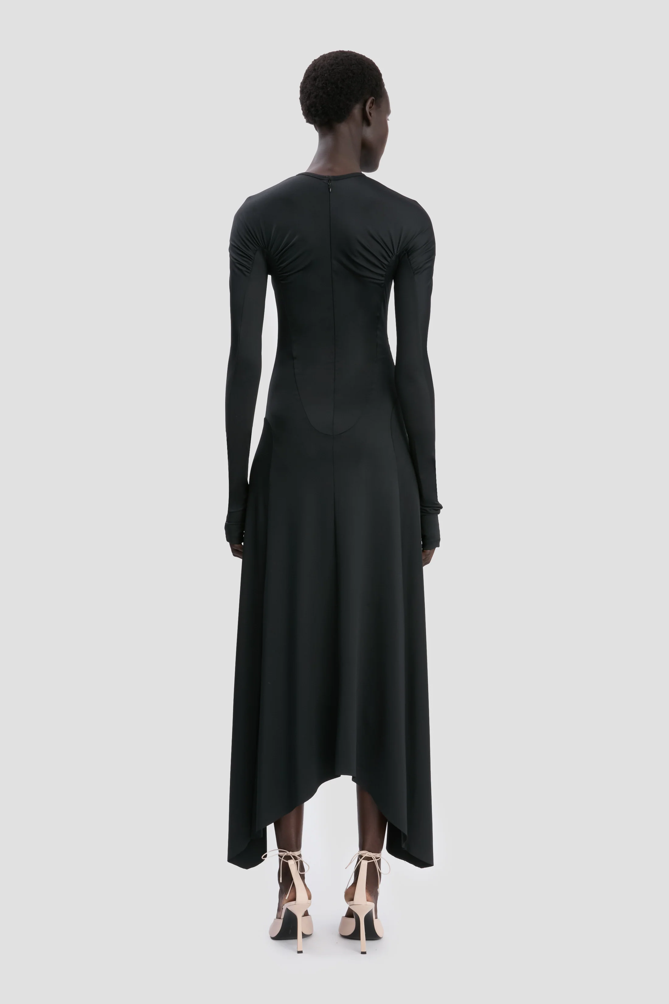 Midi Dress In Black - Image 4