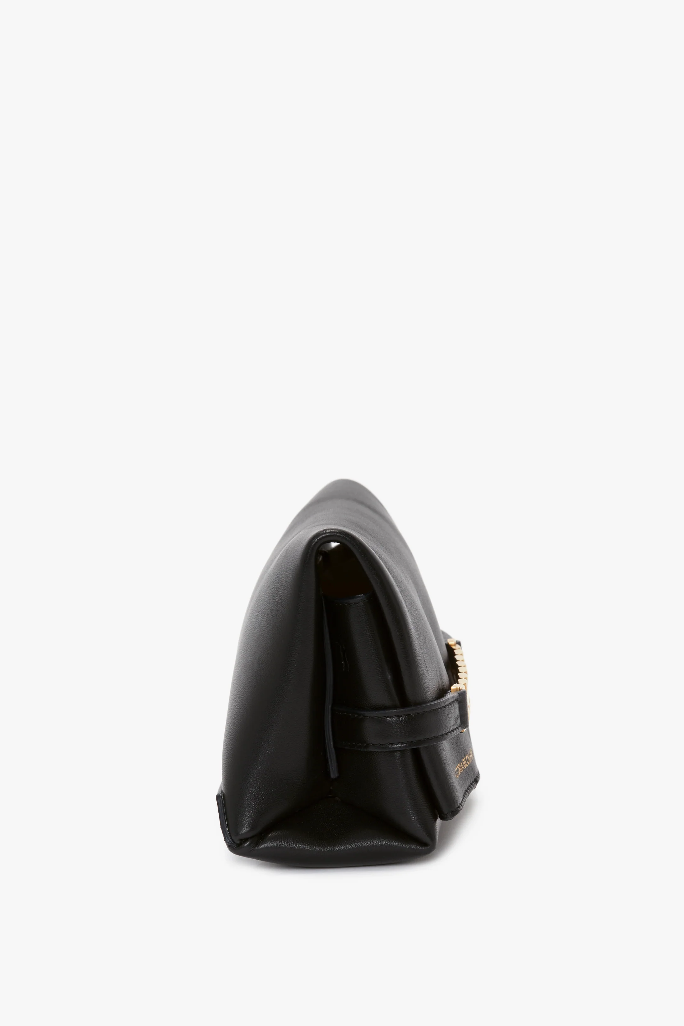 Chain Pouch Bag Mini In Black Leather - Image 4