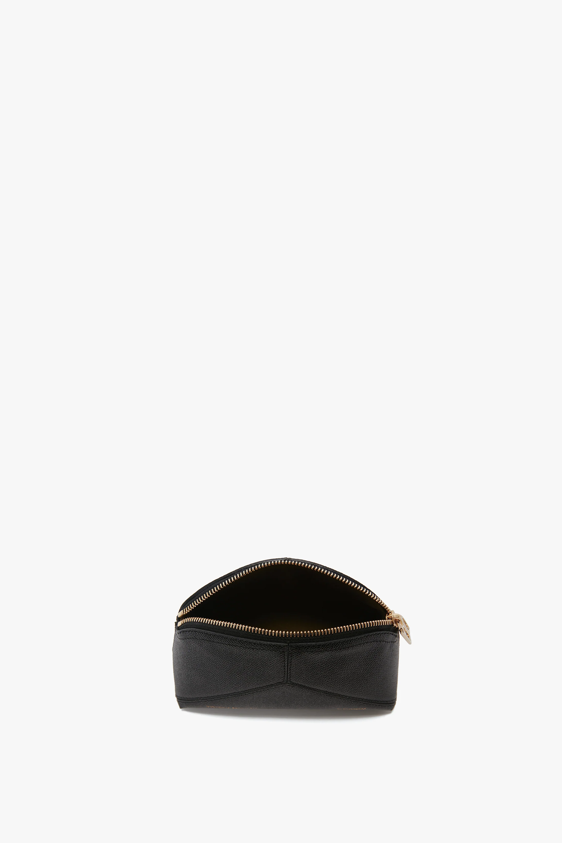 Victoria Mini Travel Pouch In Black Leather - Image 5