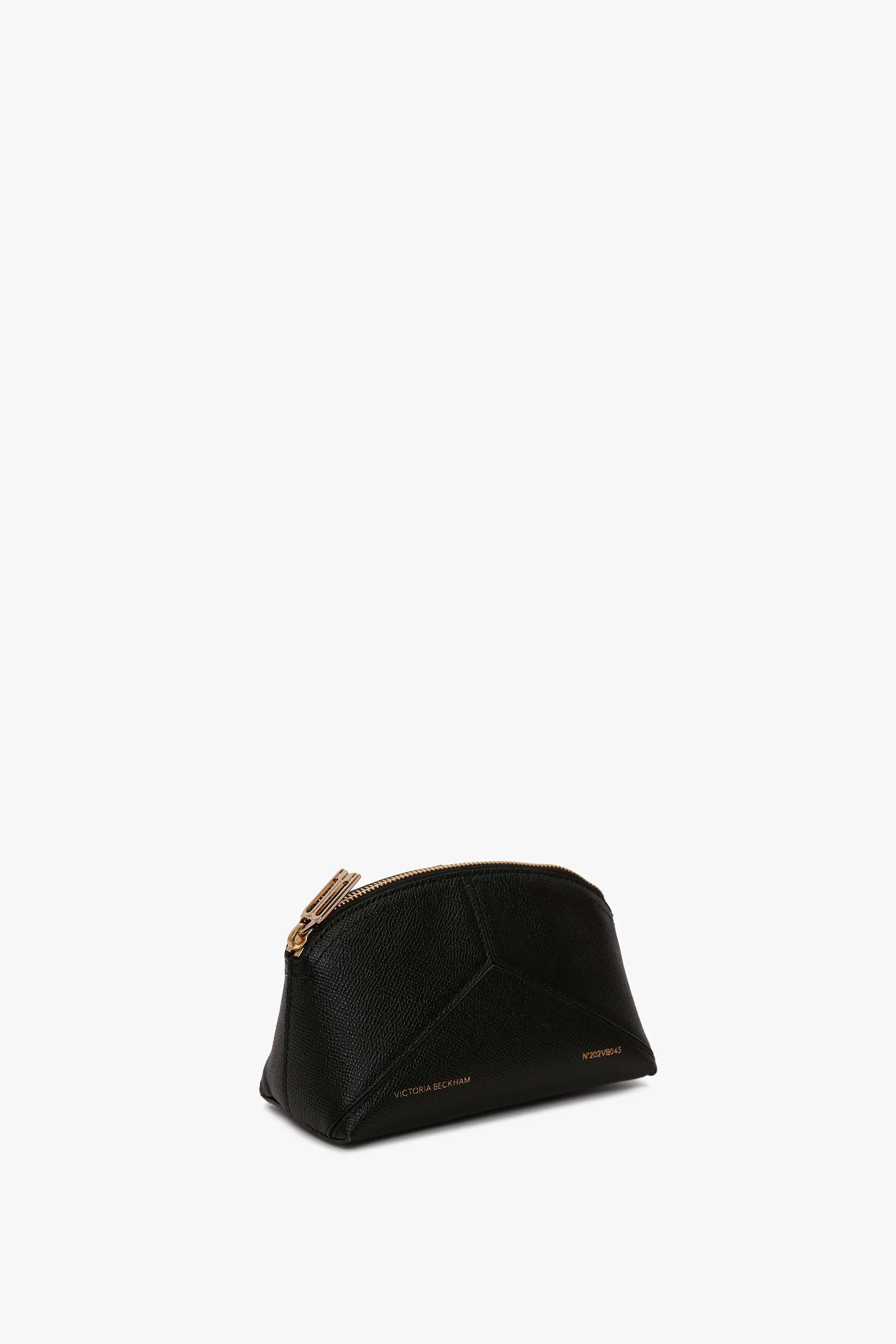 Victoria Mini Travel Pouch In Black Leather - Image 6