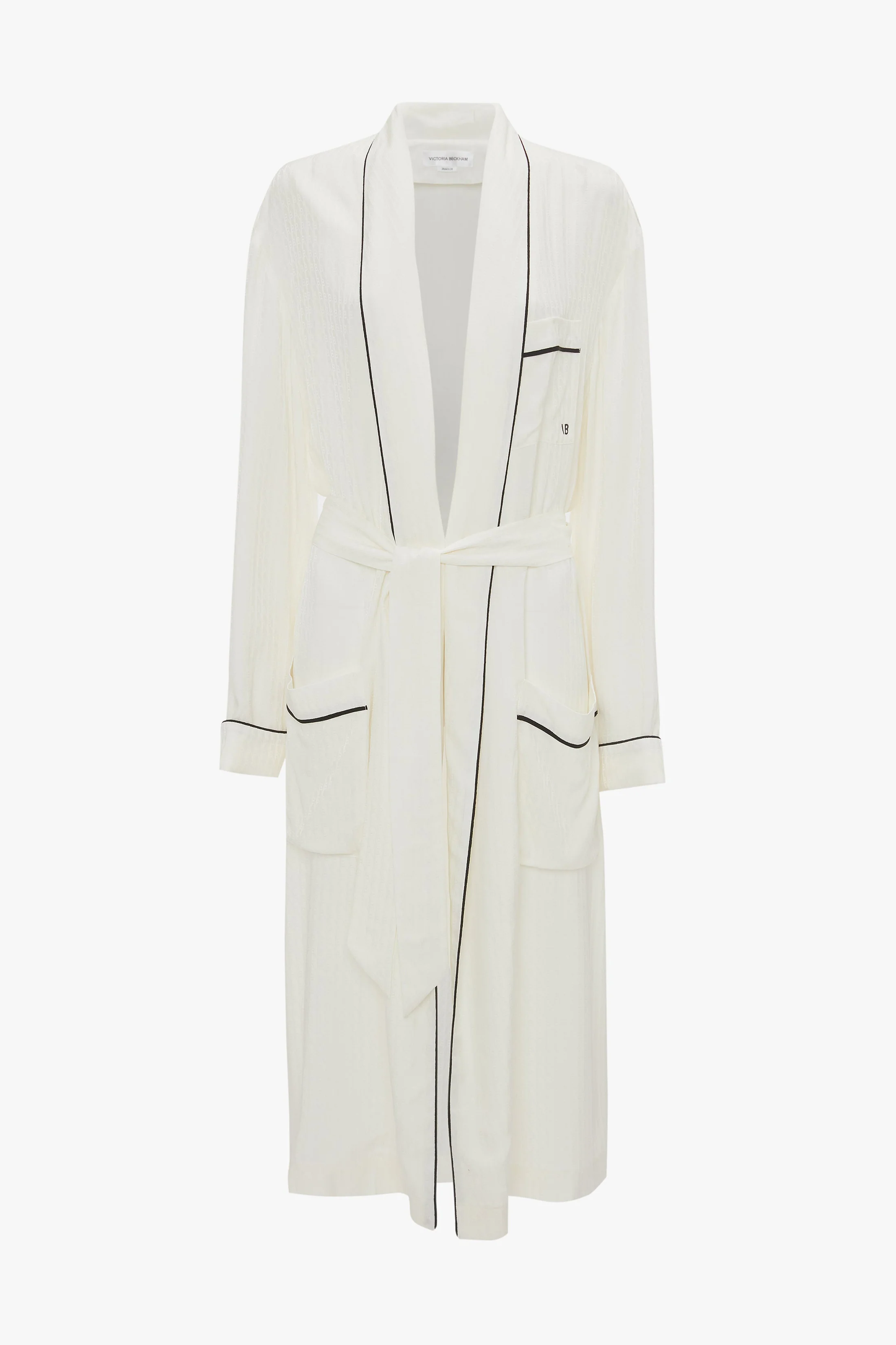 Pyjama Robe In Ivory Monogram - Image 4