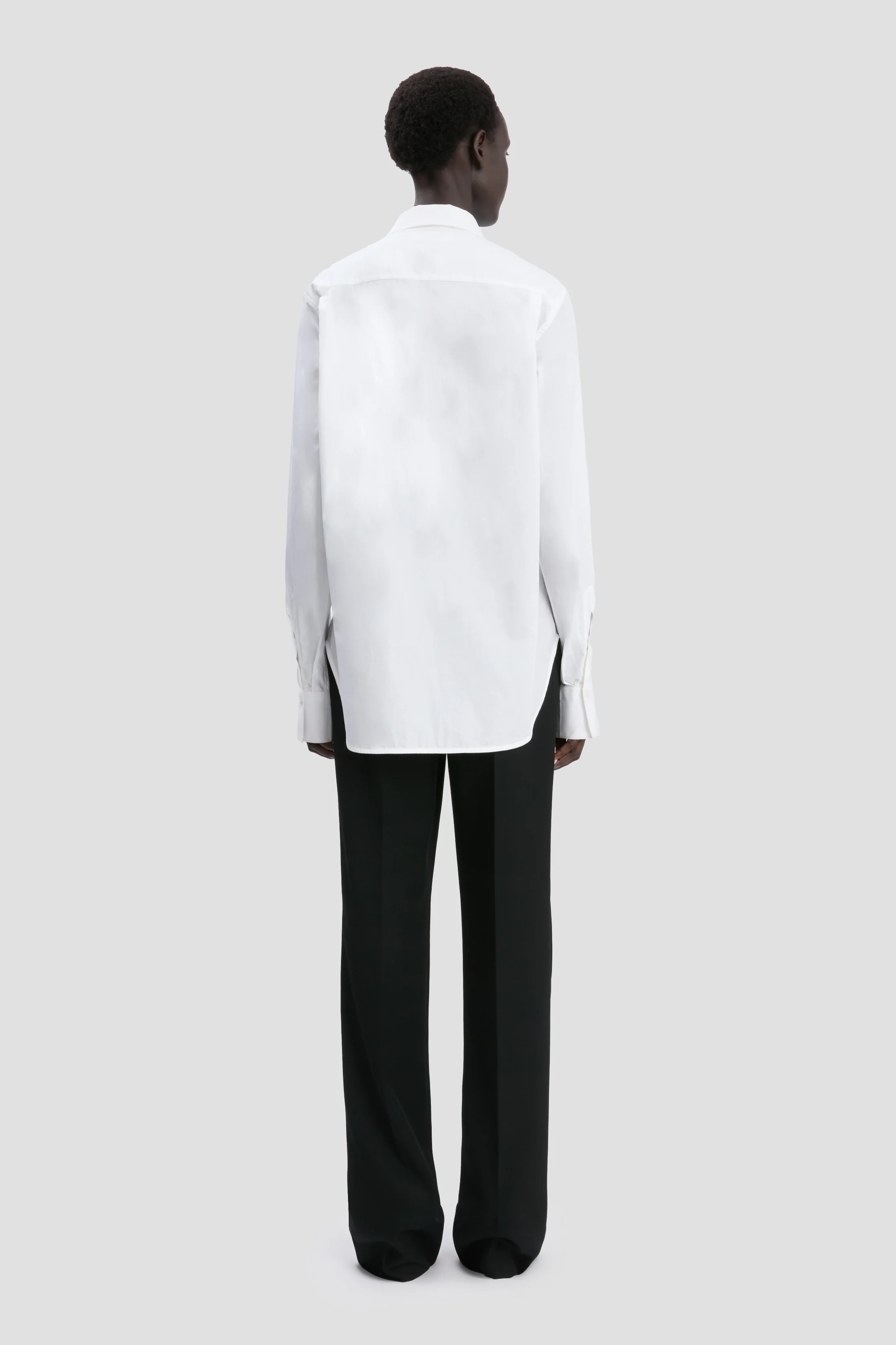 Pin Tuck Shirt In White - Image 4