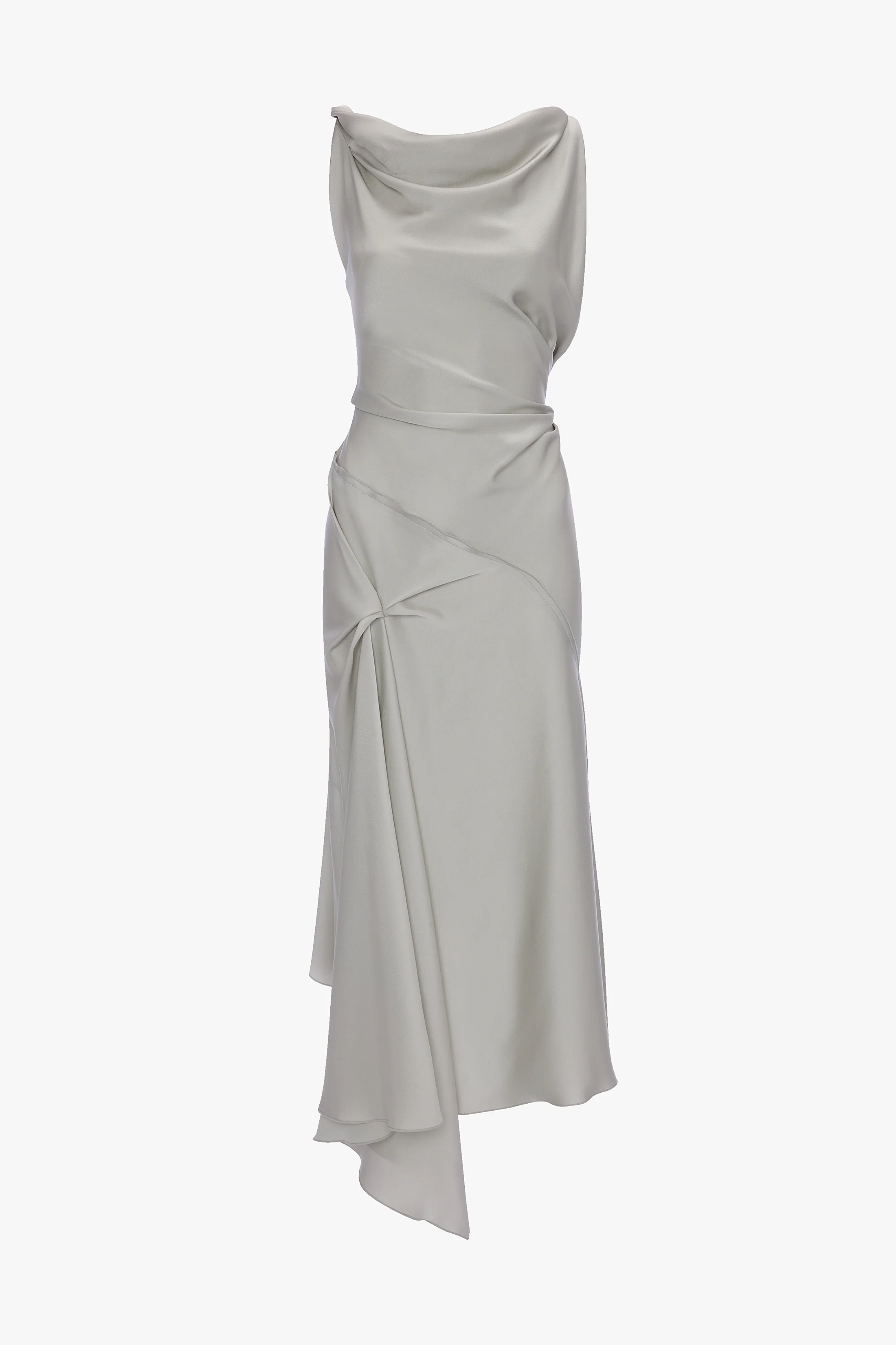 Posy Midi Dress In Magnesium - Image 5