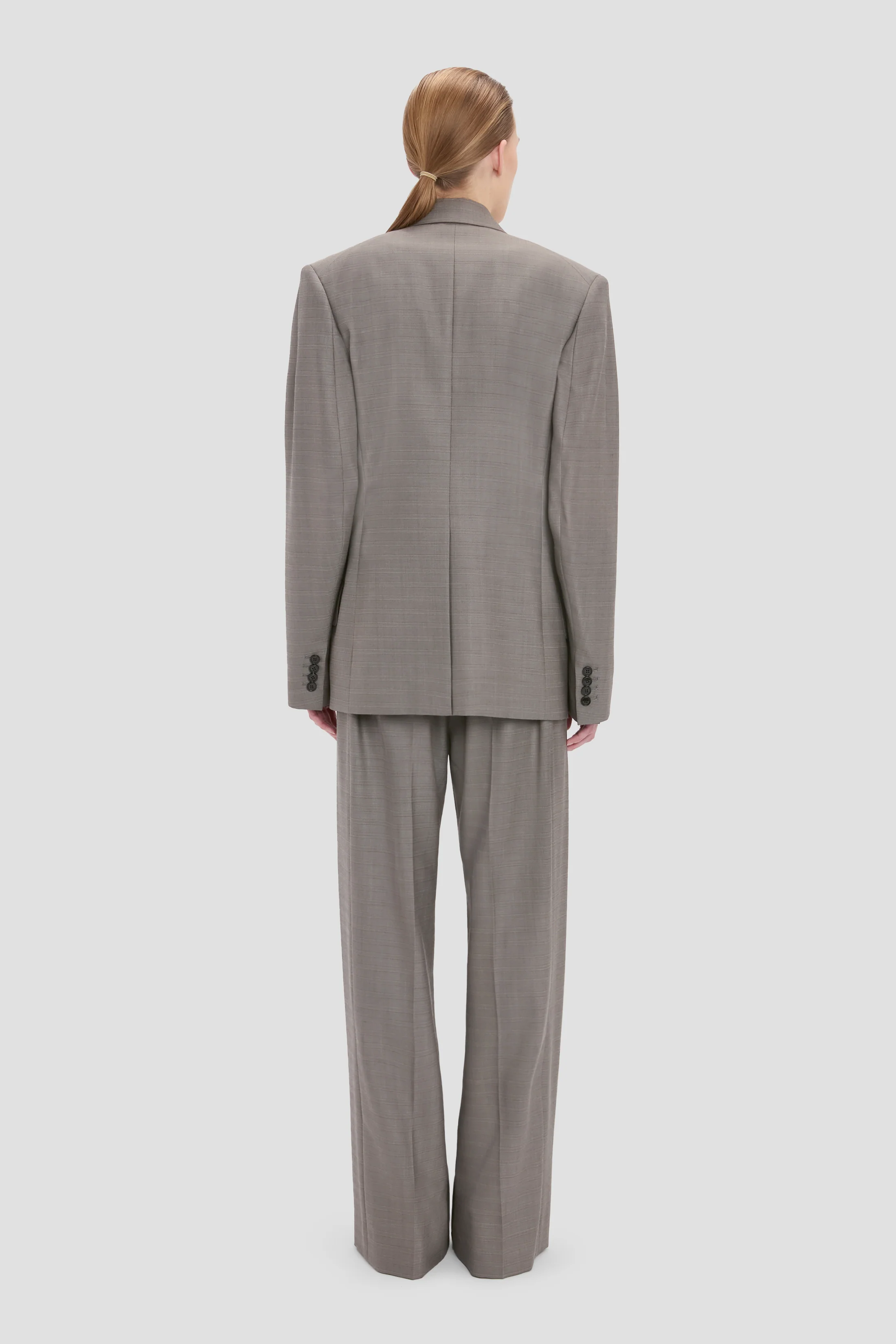 Sculptural Sleeve Jacket In Nickel - Image 4