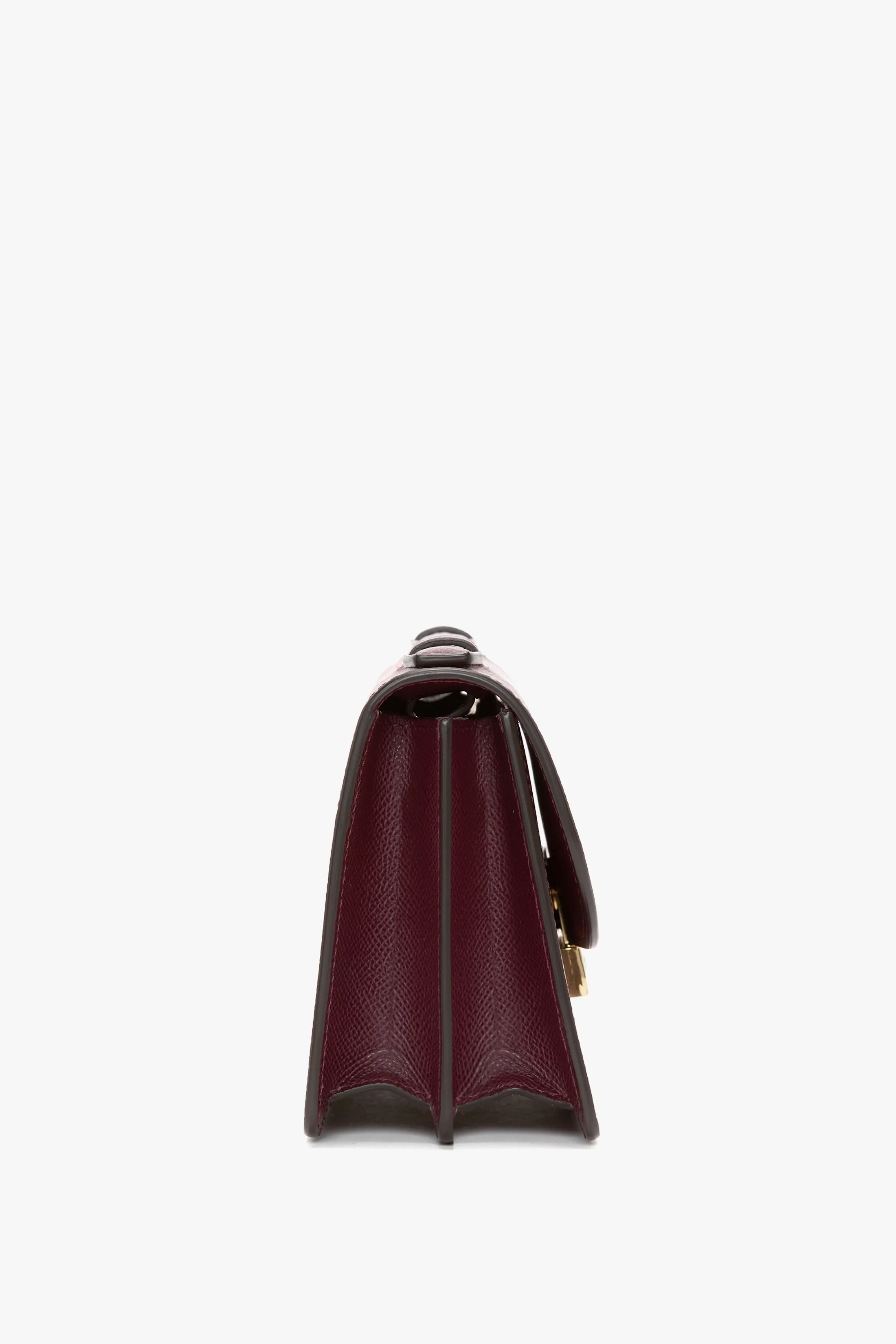 Dorian Bag Small In Burgundy Leather - Image 5