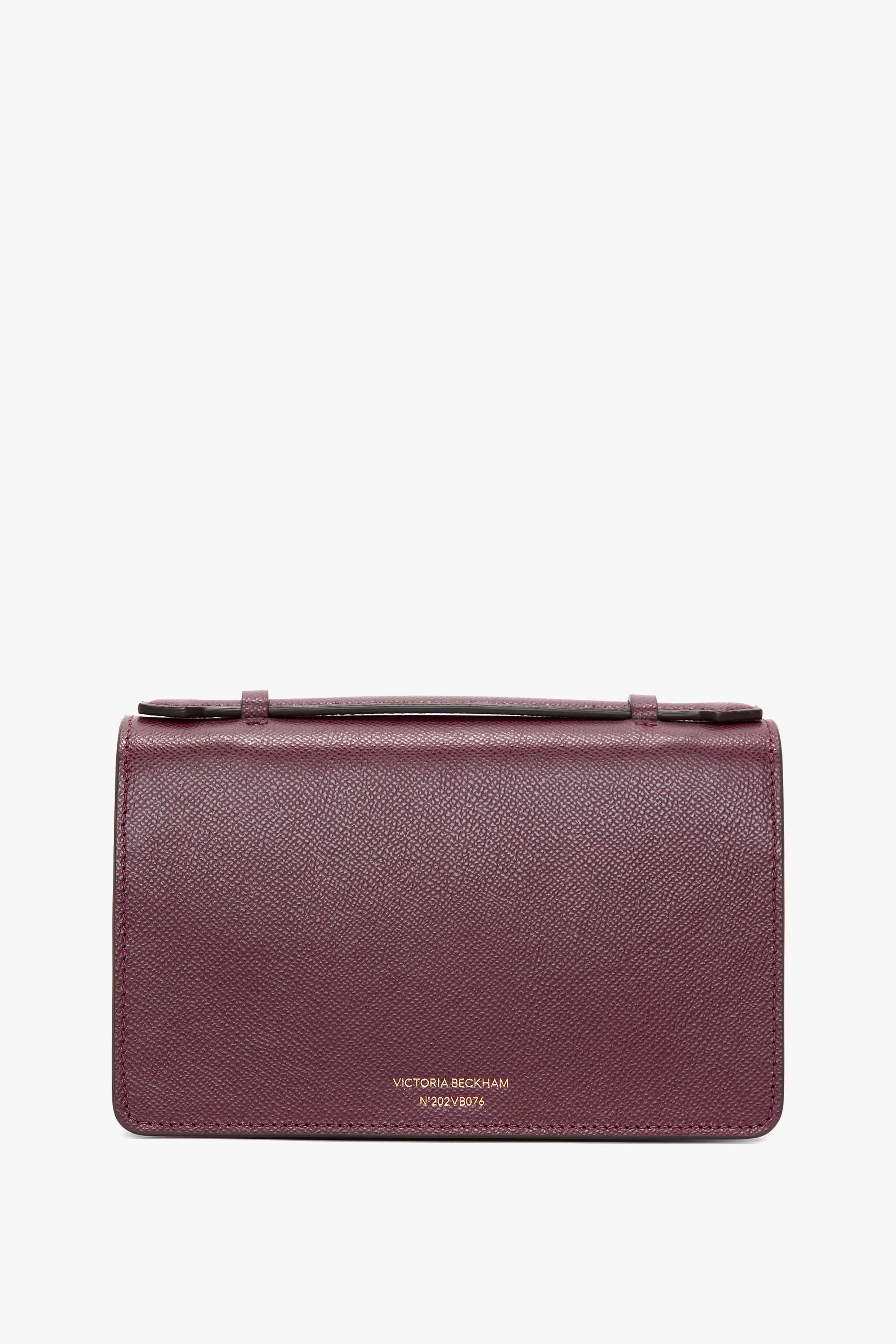 Dorian Bag Small In Burgundy Leather - Image 6