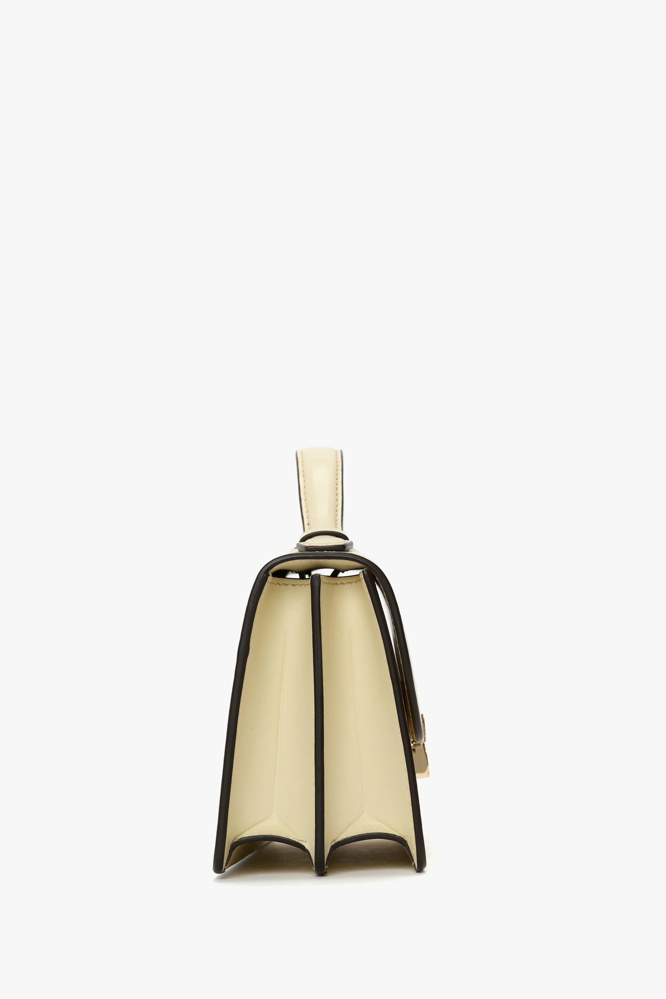 Dorian Bag Small In Ivory Leather - Image 3