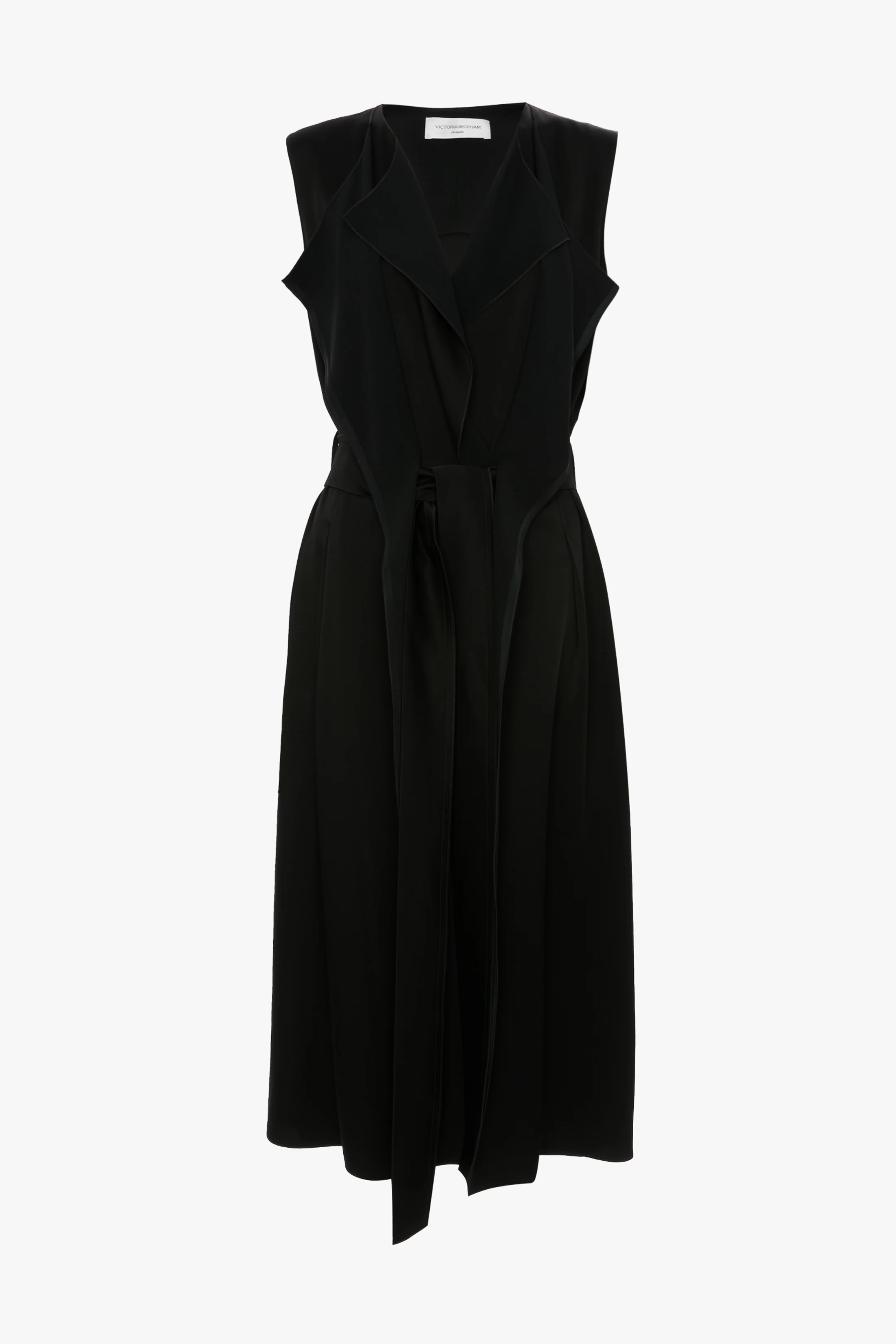 Sybil Midi Dress In Black - Image 6