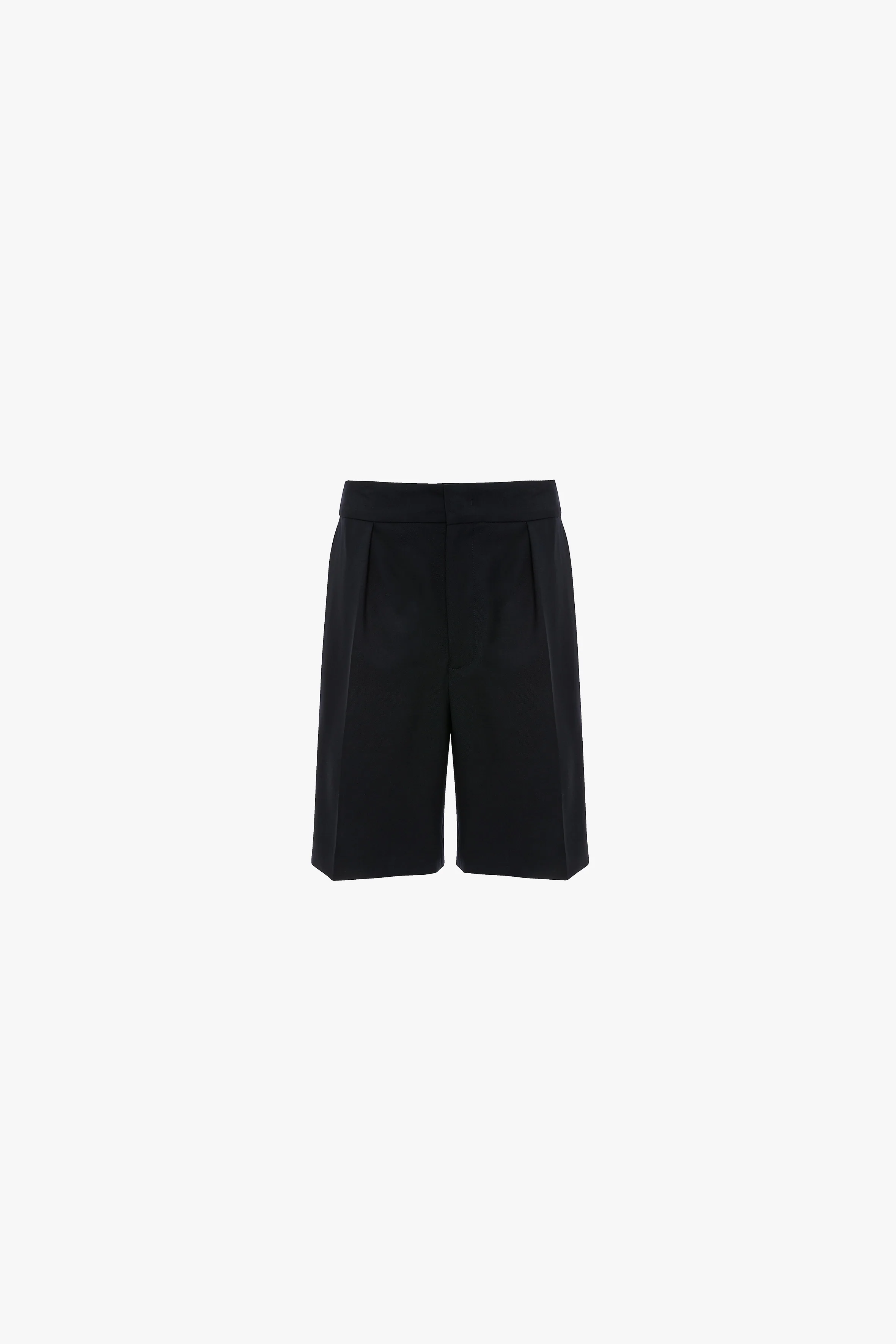 Tailored Shorts In Navy - Image 4