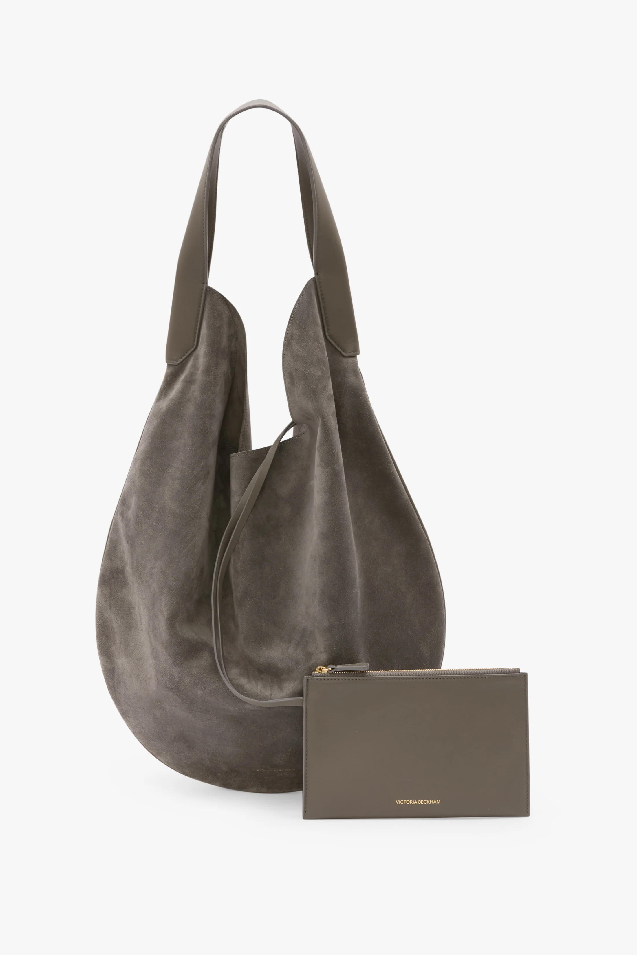 Soft Plié Hobo Bag In Pebble Grey - Image 4