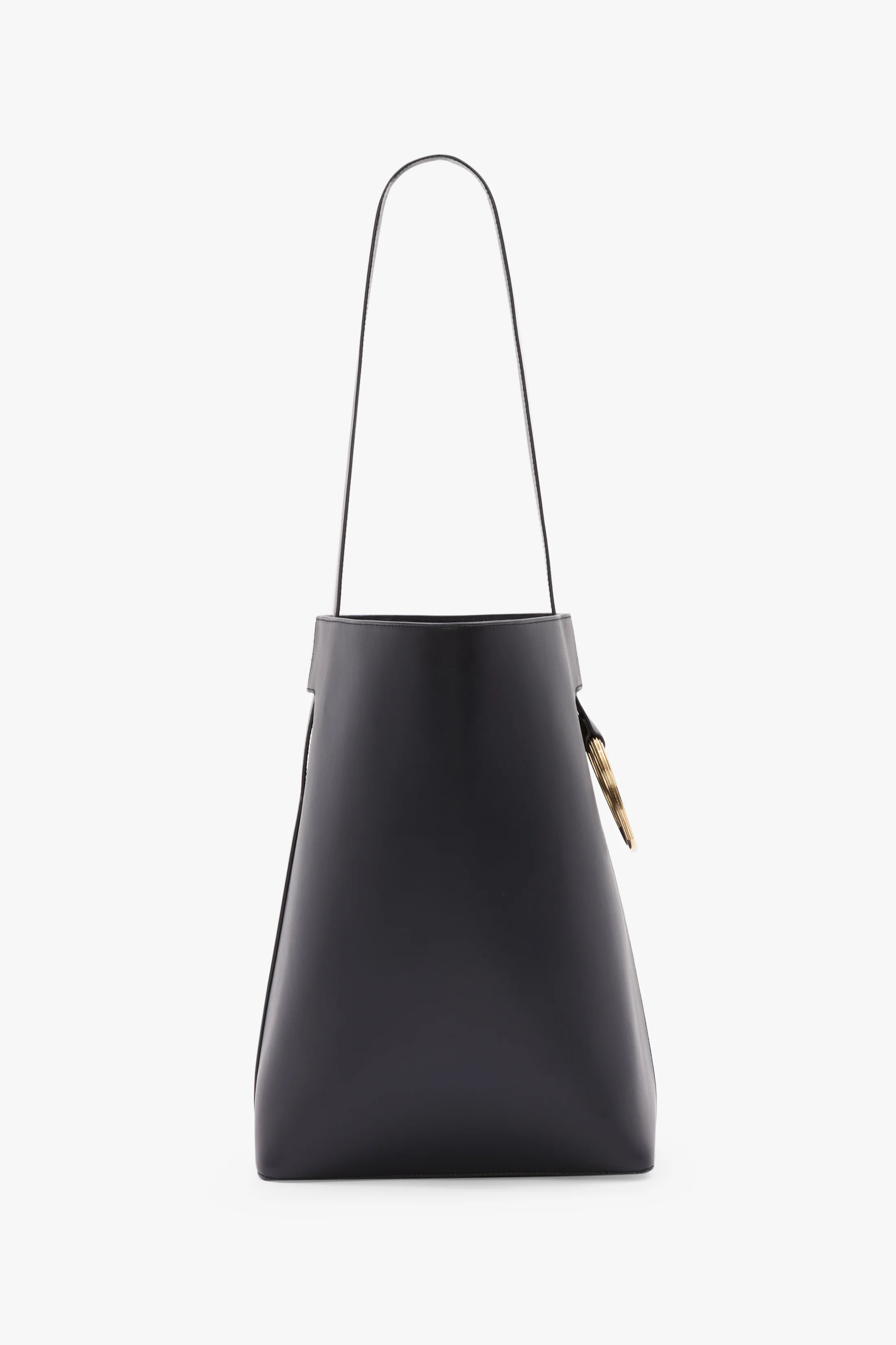 Dia Bucket Bag In Navy Leather - Image 4