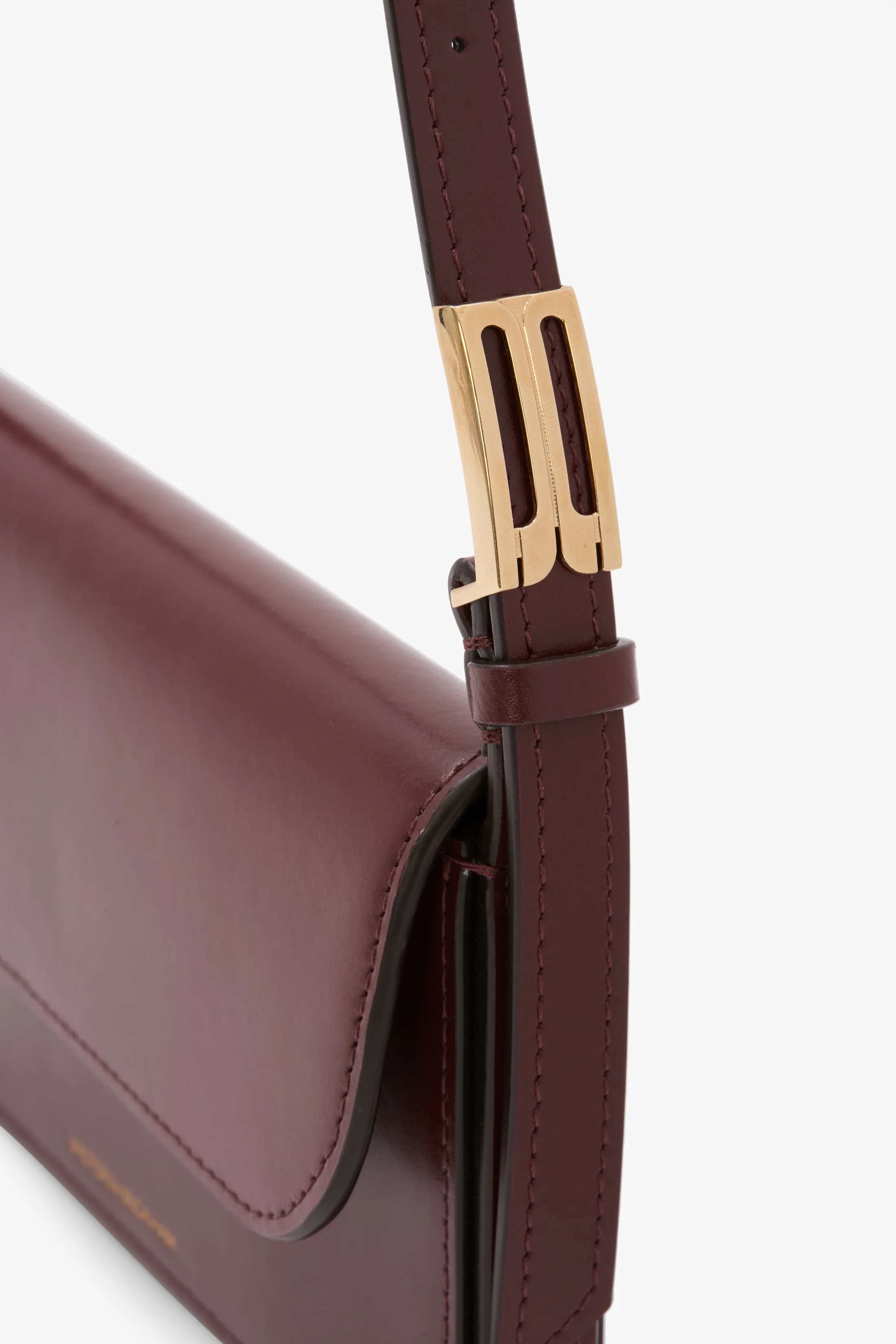 Dorian Pocket Bag In Burgundy Leather - Image 4