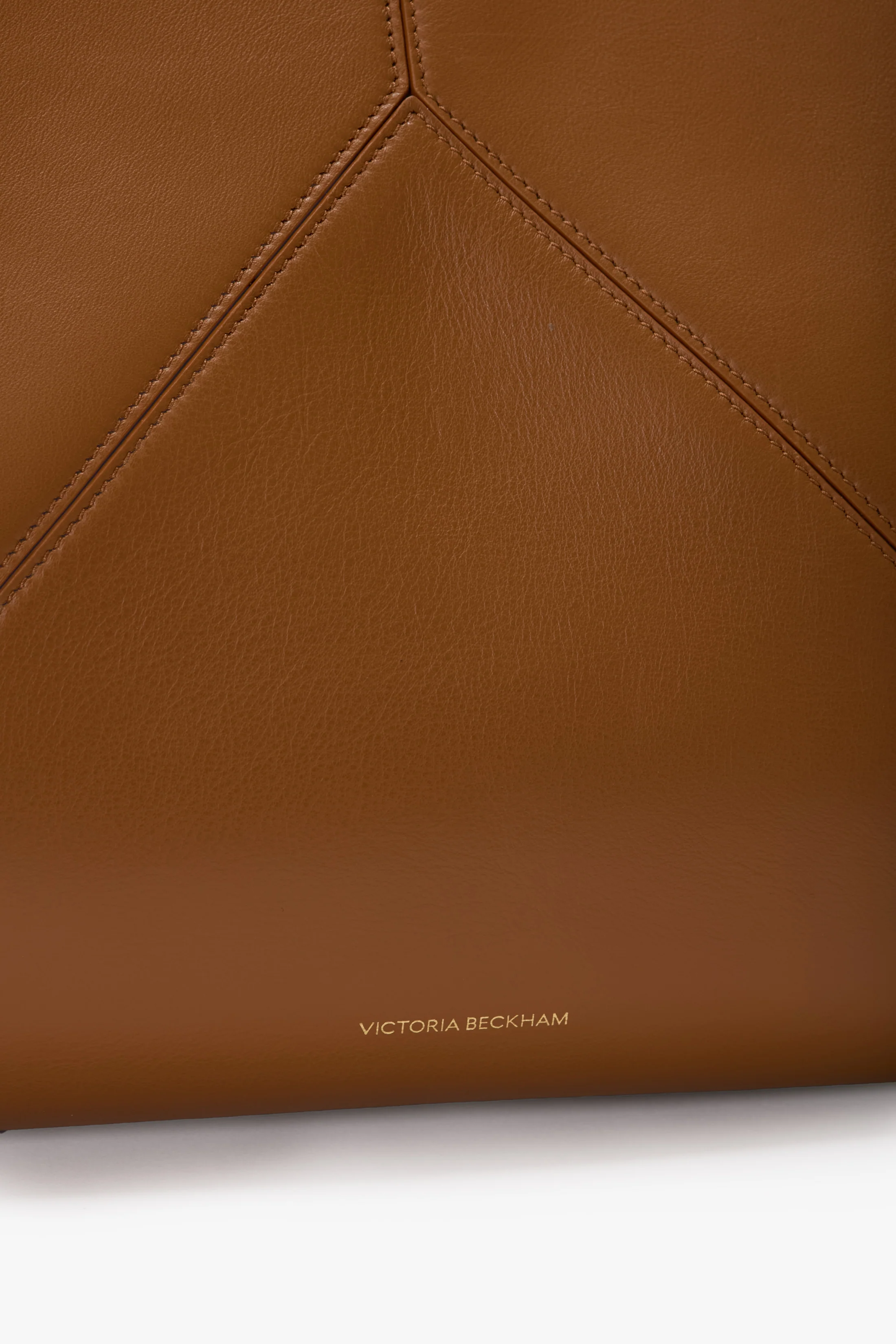 Victoria Tote Bag Large In Tan Leather - Image 3