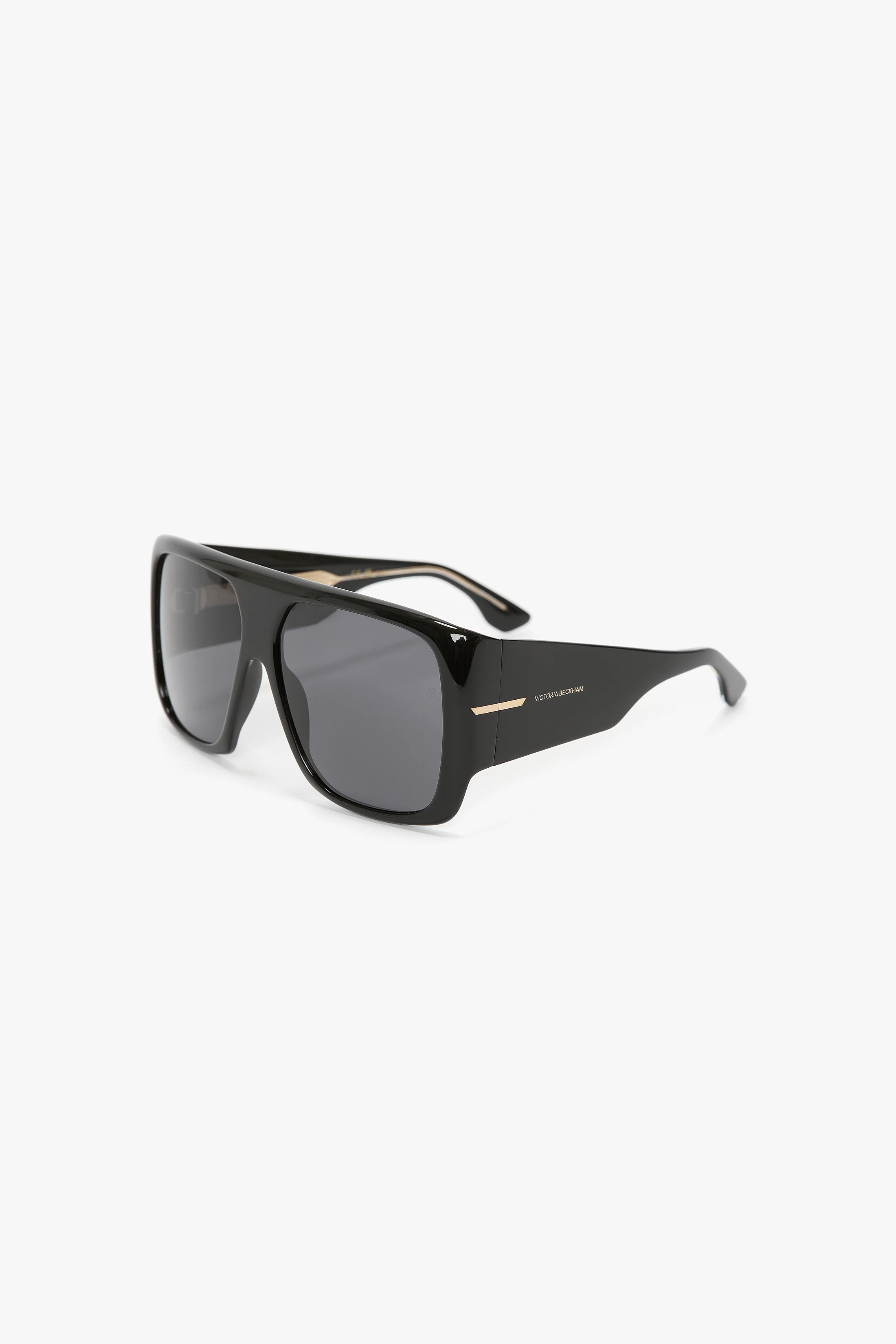 Oversized Soft Square Acetate Frame In Black - Image 3