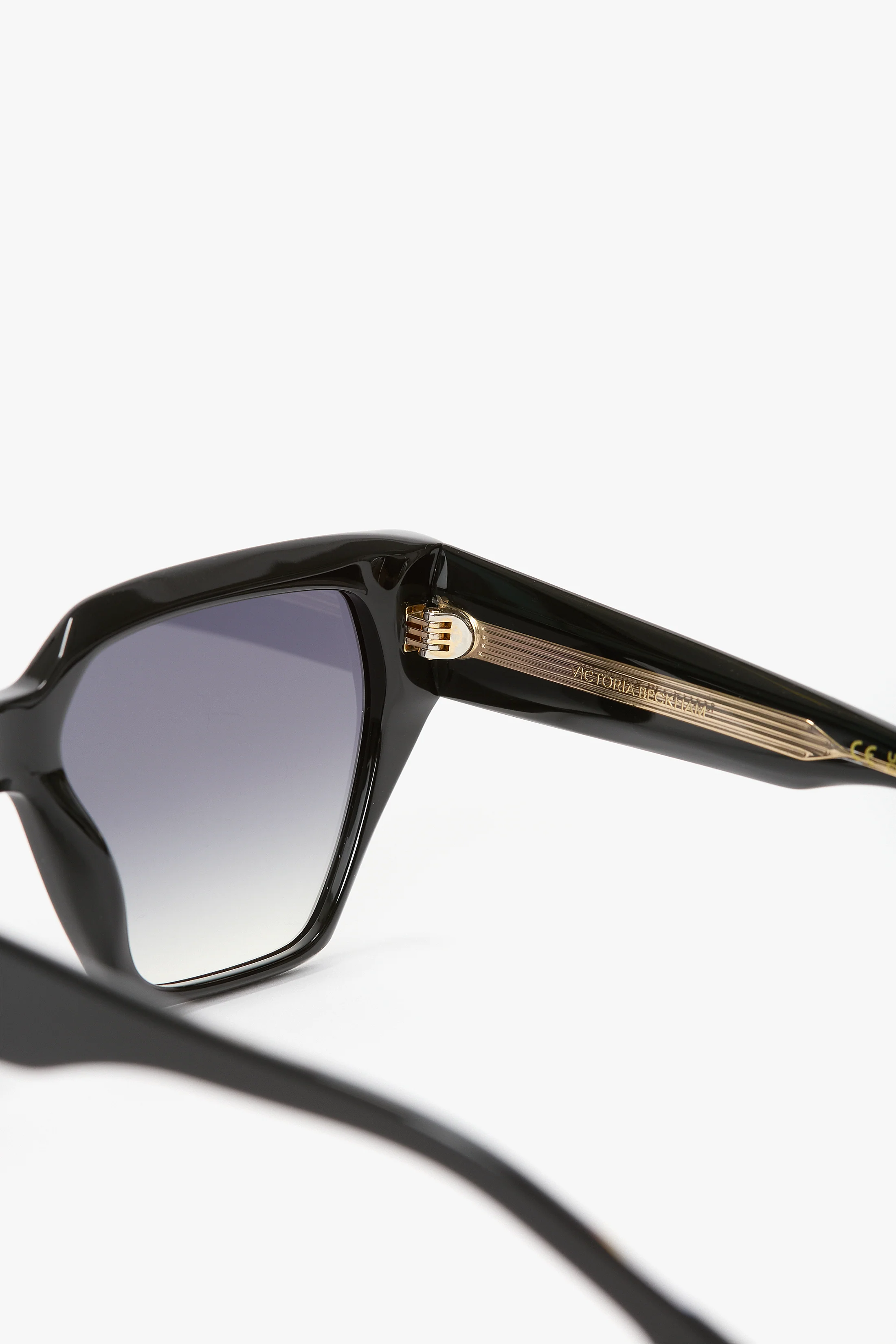 Acetate Sunglasses In Black - Image 5